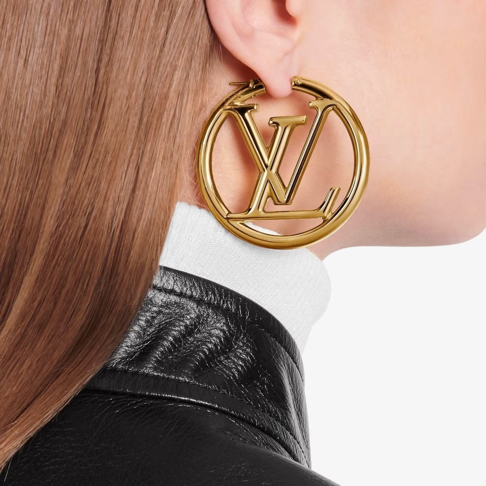 LV Golden Hoop Earrings